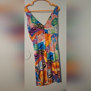 Ralph Lauren Multicolor Abstract Dress